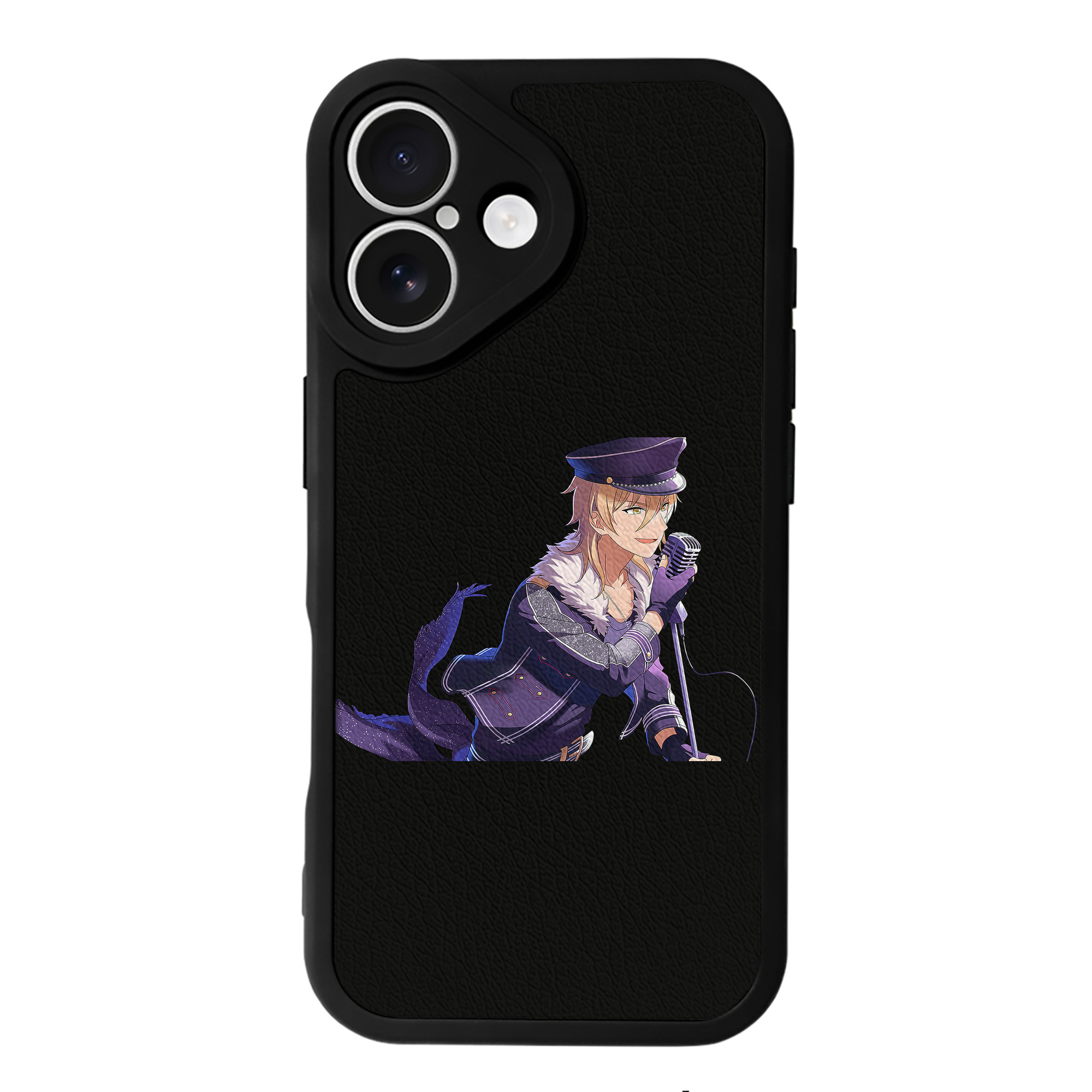 （画像用） あんさんぶるスターズ! Ensemble Stars 【iPhone 16シリーズ対応】シリコンスマホケース（レザー調） 材質：シリコン